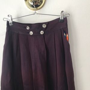 Has Pockets! Vintage 40’s Purple Skirt